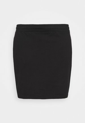 BASIC - Mini sweat skirt - Miniskjørt - black