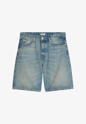 Marc O'Polo DENIM, DENIM SHORTS, MID WAIST, RELAXED LEG - Shorts di jeans - light blue multi