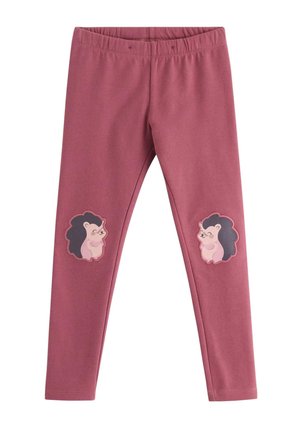 Lindex, LINDEX LEGGINGS WITH BRUSHED INSIDE LINDEX - Leggings - dark dusty pink