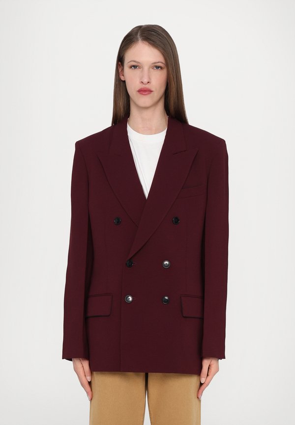 OVERSIZED MENS JACKET - Blazer - bordeaux