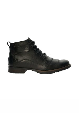 SIMON SEAM DETAIL - Lace-up ankle boots - black