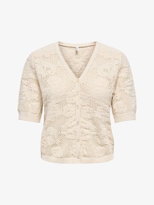 ONLY ONLCHLOE - Strickjacke - ecru