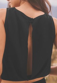 Next SQUARE NECK - Bluse - black