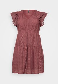 VMHONEY V NECK DRESS  - Day dress - rose brown