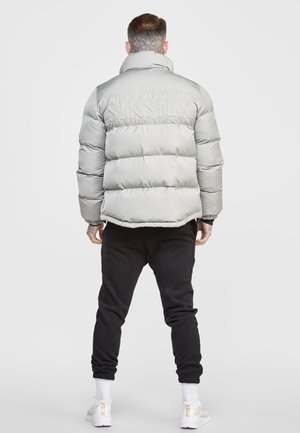 Winterjacke - mottled light grey