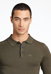 Lindbergh LONG SLEEVE  - Pikeepaita - army mel