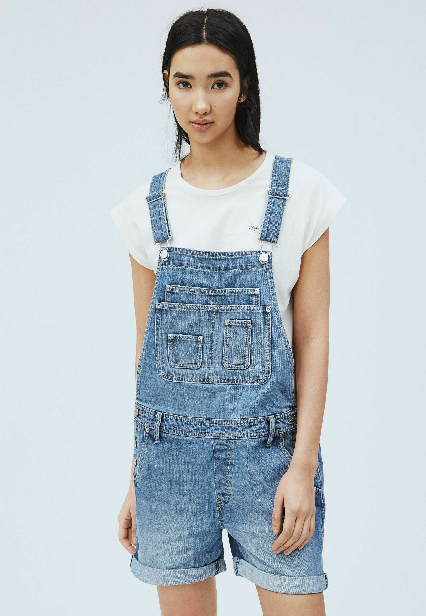Pepe Jeans ABBY FABBY - Salopette - blue denim/blu denim - Zalando.it