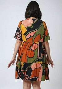 Jean Marc Philippe MI-LONGUE EN FIBRANNE IMPRIMÉE - Robe de jour - orangebrique