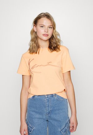 SIGNATURE TEE - T-shirt con stampa - orange