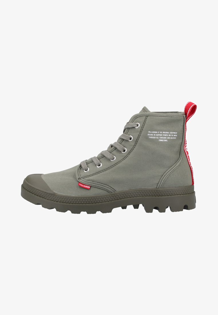 Palladium PAMPA HI DARE UNISEX - Bottines à lacets - olive
