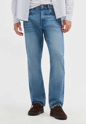 Terranova, PANTALONE JEANS LUNGO TINTA UNITA - Jeans a sigaretta - blu denim medio