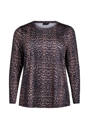 LEOPARDENMUSTER - Long sleeved top - leo aop