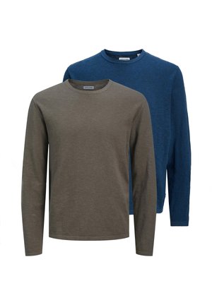 2 PACK - Maglione - braun/dunkelblau