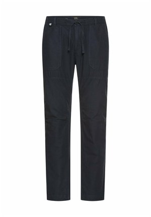 camel active, CHINOHOSE MIT TUNNELZUG - Stoffhose - dark navy
