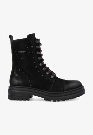 Wrangler, Bottines à lacets - black