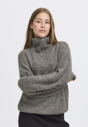 Jumper - dark grey melange