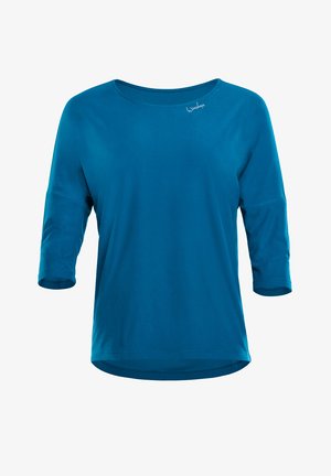 FUNCTIONAL LIGHT AND SOFT DT111LS - Top dugih rukava - teal green