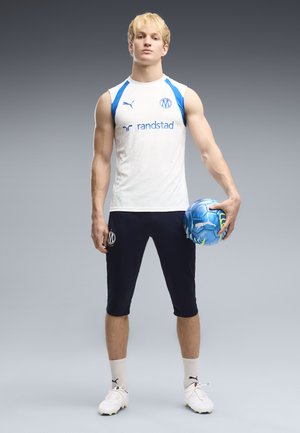 Puma, OLYMPIQUE DE MARSEILLE ÄRMELLOSES TRAININGSTRIKOT - Débardeur - white- team royal