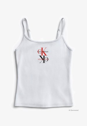 Calvin Klein Jeans, 90S CAPSULE CONTOUR - Top - bright white