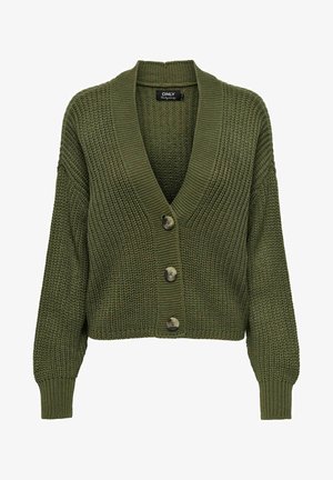 ONLY ONLCAROL NICE LS NOOS - Cardigan - winter moss