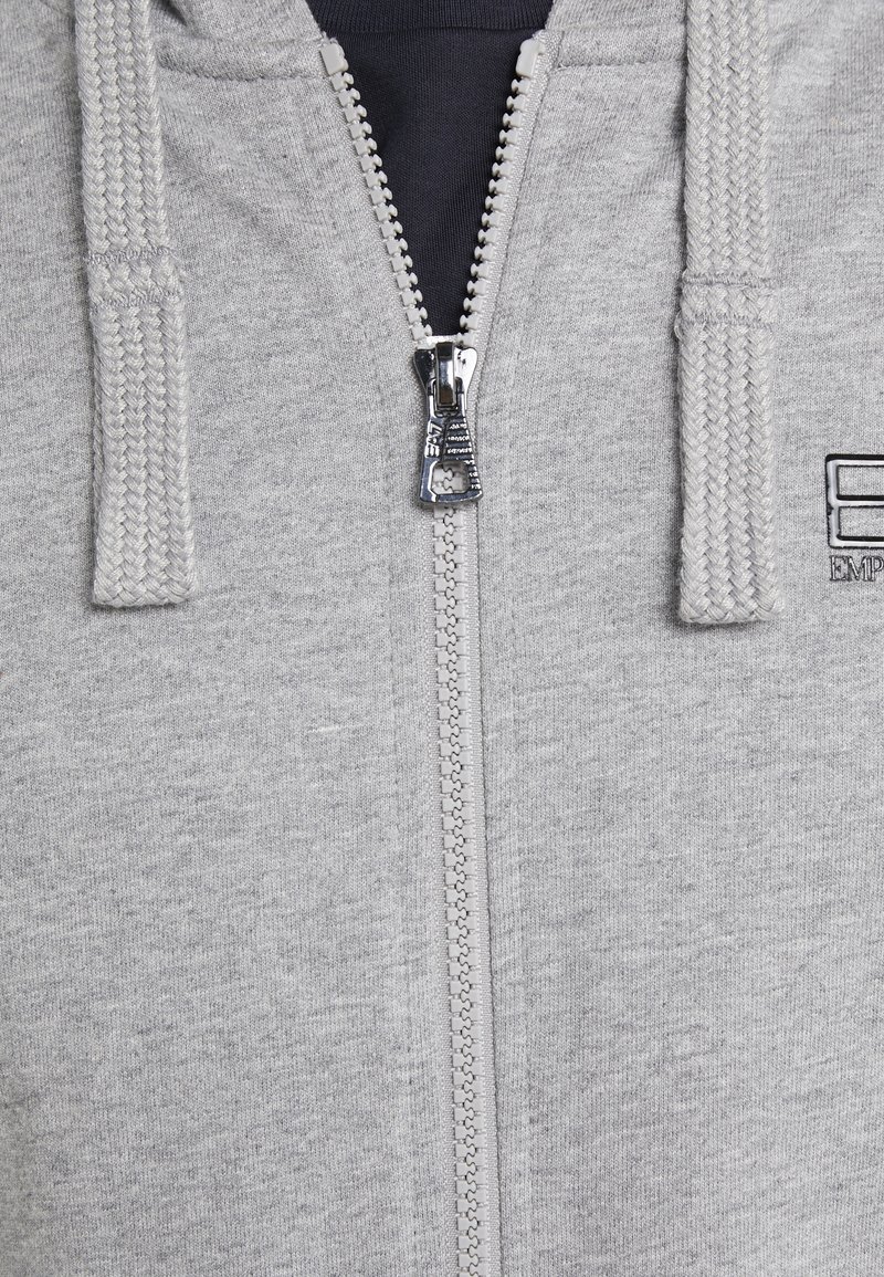 EA7 Emporio Armani Sweatjacke mottled light grey/hellgrau