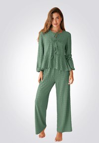 Cupshe SET - Pyjama - dark green