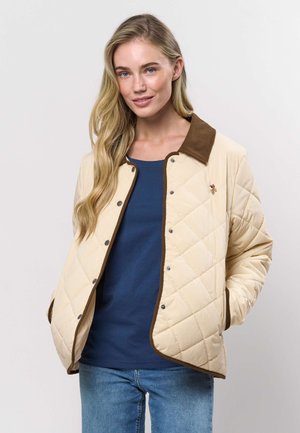 MALOU QUILTED - Liemenė - bleached sand