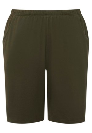 Ulla Popken BERMUDA  - Shorts - forest green