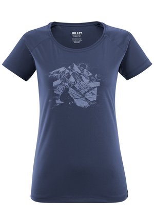 TANA  - T-shirt imprimé - bleu marine