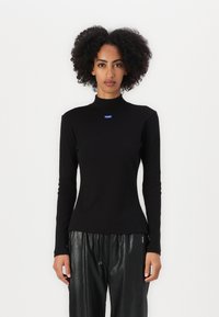 HUGO Long sleeved top - schwarz