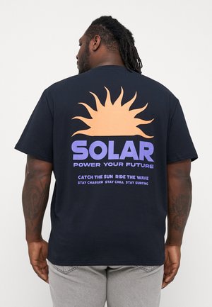Print T-shirt - true black