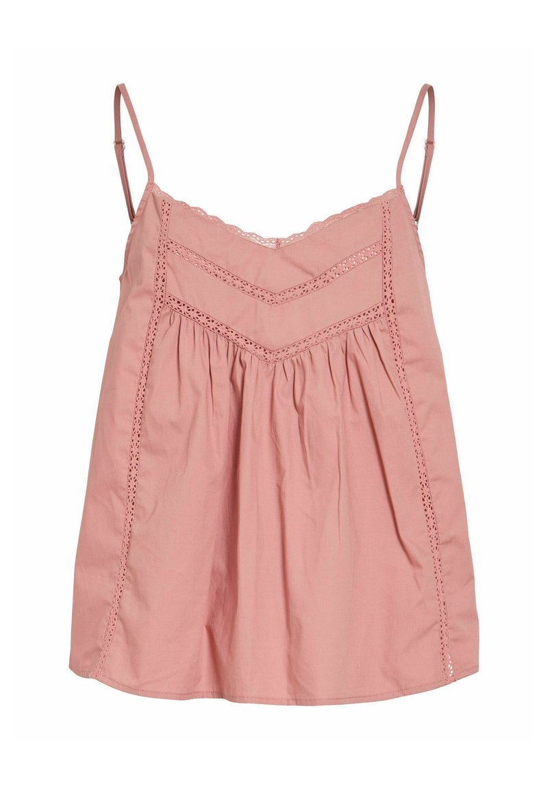 VILA strap VIANNA Cotton - Top - old rose/light pink - Zalando.co.uk