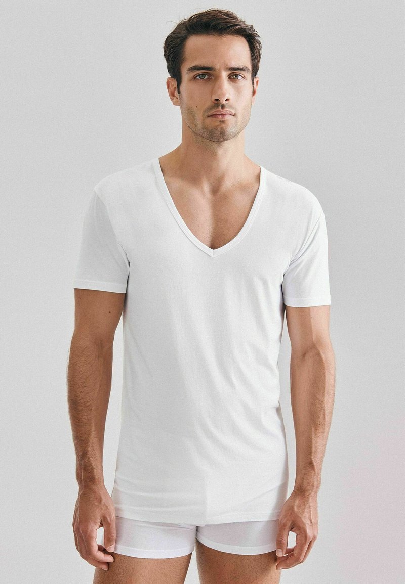 Herren Unterhosen | Seidensticker 2-PACK COMFORT Unterhemd/-shirt white/weiß - JP51339 Herren Unterhosen | Seidensticker 2-PACK COMFORT Unterhemd/-shirt white/weiß - JP51339