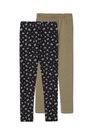 2ER-PACK - Leggings - Trousers - olivgrün