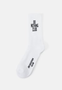 On Vacation - DO NOTHING CLUB TENNIS SOCKS UNISEX - Čarape - white Minijatura 1