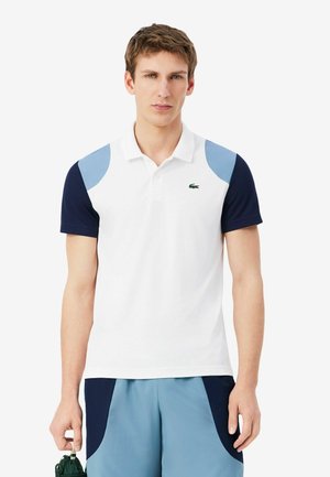 Lacoste, LACOSTE - - Polo - blanc bleu bleu marine-z