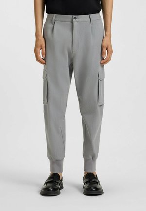 GLAVIN - Cargohose - grey nine