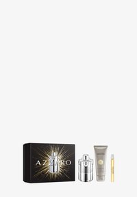 Azzaro Parfums WANTED EDP SET - EAU DE PARFUM SPRAY 100 ML + TRAVEL SPRAY 10 ML + SHOWER GEL 75 ML - Skincare set