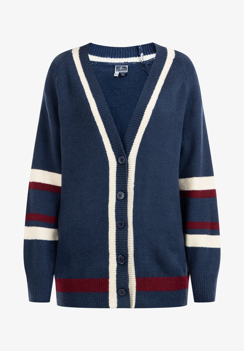 DreiMaster MIT KNÖPFEN PALPITO Strickjacke marine mehrfarbig