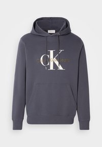 SEASONAL MONOLOGO REGULAR HOODIE - Sweatshirt - ebony