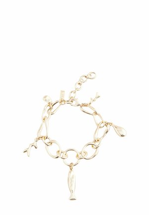 FISH CHARM - Náramok - gold tone