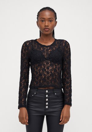 ONLRUBY O NECK BOX - Topper langermet - black