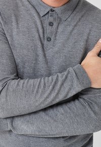 s.Oliver BLACK LABEL Polo - mottled light grey