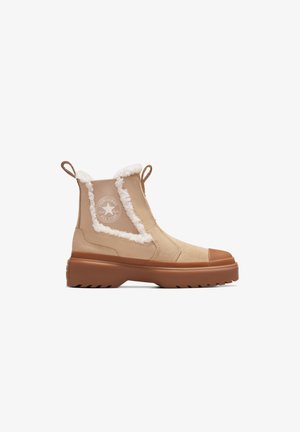 Converse, HIGH-TOP CHUCK TAYLOR - Botas para la nieve - warm quarry egret gum