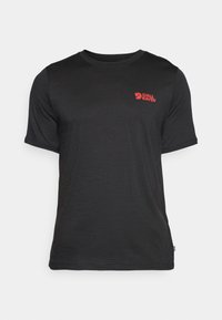 Fjällräven ABISKO WOOL LOGO M - Sportovní tričko - black