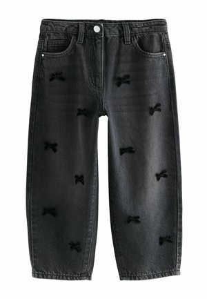 BOW BARREL - Relaxed fit jeans - washed black