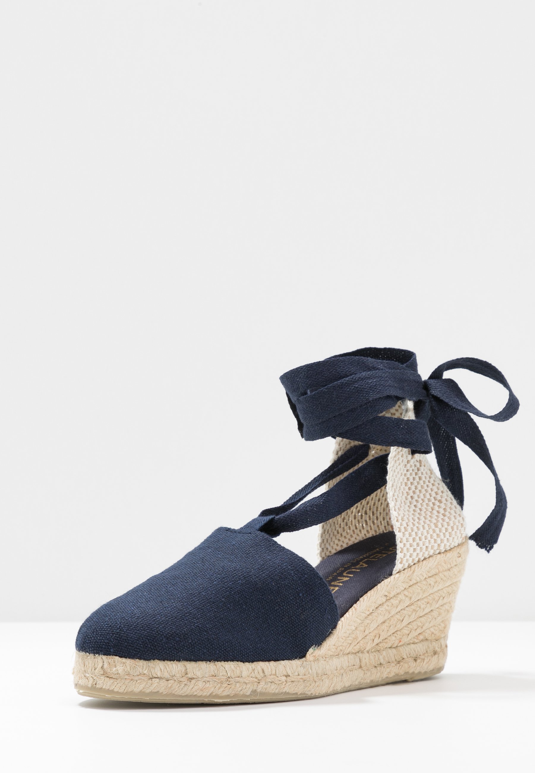 LACE UP WEDGES Espadrillos navy LACE UP WEDGES Espadrillos navy