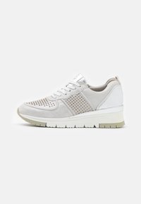 Tamaris LACE-UP - Sneaker low - silver/punch