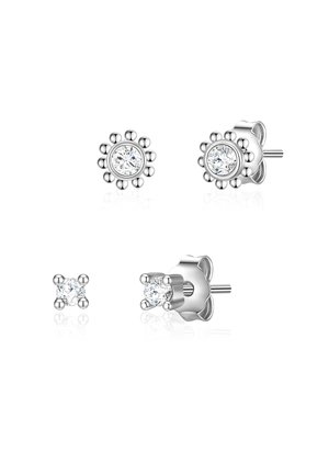 2ER SET - Earrings - silberfarben