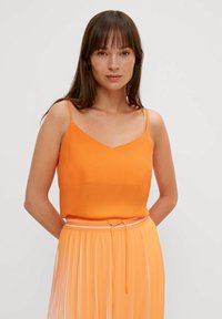 comma casual identity MIT SPAGHETTITRÄGERN - Top - orange
